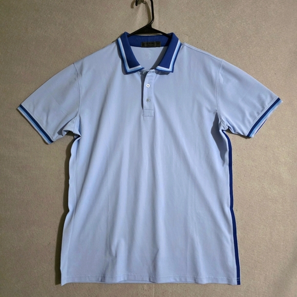 G/Fore Mens Baja Blue Tux Performance Golf Polo Size Medium - Picture 1 of 10